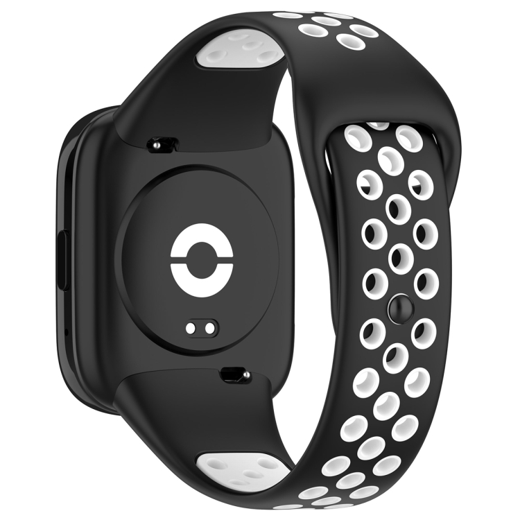 Remienok Sport Wristband čierno-biely pre Xiaomi Redmi Watch 3 Active | Kryty na mobil Kryty na mobil | Remienok Sport Wristband čierno-biely pre Xiaomi Redmi Watch 3 Active | Kryty na mobil
