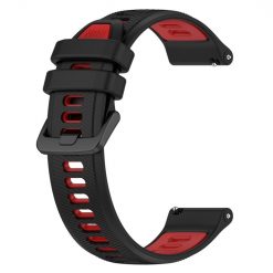 Kryty na mobil | Remienok Sport Wristband čierno-červený pre Samsung Galaxy Watch 6 Classic (43mm / 47mm) a Watch 6 (40mm / 44mm) | Kryty na mobil