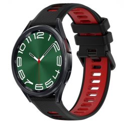 Kryty na mobil | Remienok Sport Wristband čierno-červený pre Samsung Galaxy Watch 6 Classic (43mm / 47mm) a Watch 6 (40mm / 44mm) | Kryty na mobil