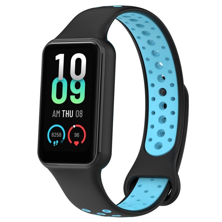 Remienok Sport Wristband čierno-modrý pre Xiaomi Smart Band 8 Active | Kryty na mobil Kryty na mobil | Remienok Sport Wristband čierno-modrý pre Xiaomi Smart Band 8 Active | Kryty na mobil