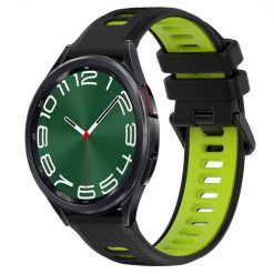 Kryty na mobil | Remienok Sport Wristband čierno-zelený pre Samsung Galaxy Watch 6 Classic (43mm / 47mm) a Watch 6 (40mm / 44mm) | Kryty na mobil