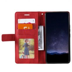 Kryty na mobil | Knižkové puzdro Rhombus červené – Xiaomi 14 | Kryty na mobil