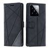 Kryty na mobil | Knižkové puzdro Rhombus červené – Xiaomi 14 | Kryty na mobil