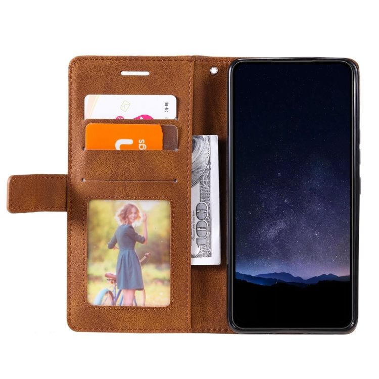 Knižkové puzdro Rhombus hnedé – Xiaomi 14 | Kryty na mobil Kryty na mobil | Knižkové puzdro Rhombus hnedé – Xiaomi 14 | Kryty na mobil