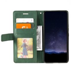 Kryty na mobil | Knižkové puzdro Rhombus zelené – Xiaomi 14 | Kryty na mobil