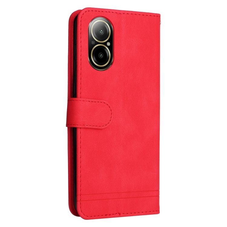 Knižkové puzdro Skin Feel case červené – Realme C67 4G | Kryty na mobil Kryty na mobil | Knižkové puzdro Skin Feel case červené – Realme C67 4G | Kryty na mobil