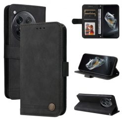 Knižkové puzdro Skin Feel case čierne – OnePlus 12R | Kryty na mobil Kryty na mobil | Knižkové puzdro Skin Feel case čierne – OnePlus 12R | Kryty na mobil