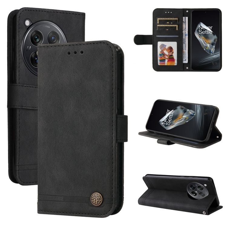 Knižkové puzdro Skin Feel case čierne – OnePlus 12R | Kryty na mobil Kryty na mobil | Knižkové puzdro Skin Feel case čierne – OnePlus 12R | Kryty na mobil