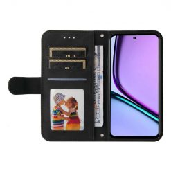 Kryty na mobil | Knižkové puzdro Skin Feel case čierne – Realme C67 4G | Kryty na mobil
