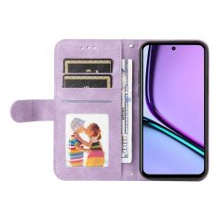 Kryty na mobil | Knižkové puzdro Skin Feel case fialové – Realme C67 4G | Kryty na mobil