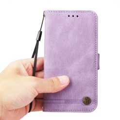 Kryty na mobil | Knižkové puzdro Skin Feel case fialové – Realme C67 4G | Kryty na mobil