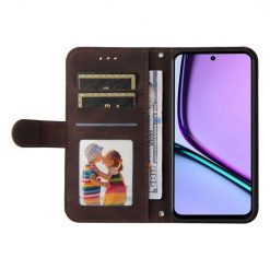 Kryty na mobil | Knižkové puzdro Skin Feel case hnedé – Realme C67 4G | Kryty na mobil