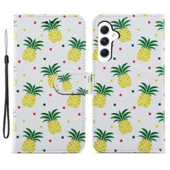 Knižkové puzdro Trendy Cross case Ananás – Samsung Galaxy A55 5G | Kryty na mobil Kryty na mobil | Knižkové puzdro Trendy Cross case Ananás – Samsung Galaxy A55 5G | Kryty na mobil