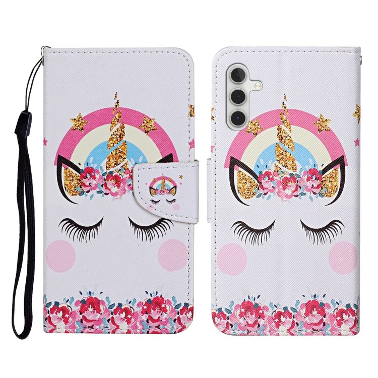 Knižkové puzdro Trendy Cross case Jednorožec – Samsung Galaxy A55 5G | Kryty na mobil Kryty na mobil | Knižkové puzdro Trendy Cross case Jednorožec – Samsung Galaxy A55 5G | Kryty na mobil