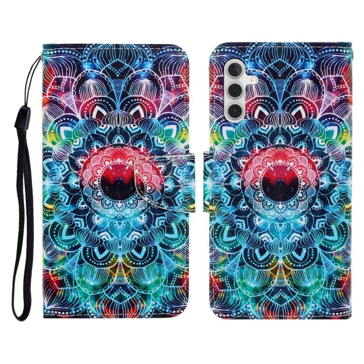 Knižkové puzdro Trendy Cross case Mandala – Samsung Galaxy A55 5G | Kryty na mobil Kryty na mobil | Knižkové puzdro Trendy Cross case Mandala – Samsung Galaxy A55 5G | Kryty na mobil