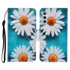 Kryty na mobil | Knižkové puzdro Trendy Cross case Sedmokráska – Samsung Galaxy A55 5G | Kryty na mobil