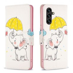 Knižkové puzdro Trendy Cross case Sloník – Samsung Galaxy A55 5G | Kryty na mobil Kryty na mobil | Knižkové puzdro Trendy Cross case Sloník – Samsung Galaxy A55 5G | Kryty na mobil