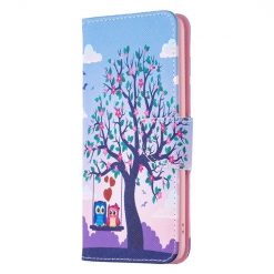 Knižkové puzdro Trendy Cross case Sovy – Samsung Galaxy A55 5G