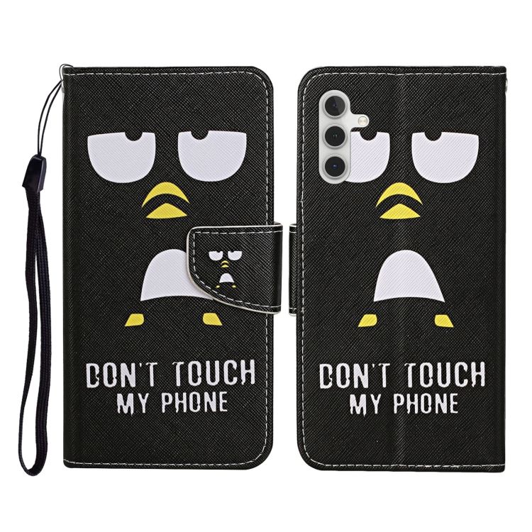 Knižkové puzdro Trendy Cross case Tučniak – Samsung Galaxy A55 5G | Kryty na mobil Kryty na mobil | Knižkové puzdro Trendy Cross case Tučniak – Samsung Galaxy A55 5G | Kryty na mobil