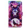 Kryty na mobil | Knižkové puzdro Trendy Cross case Vlk – Samsung Galaxy A55 5G | Kryty na mobil