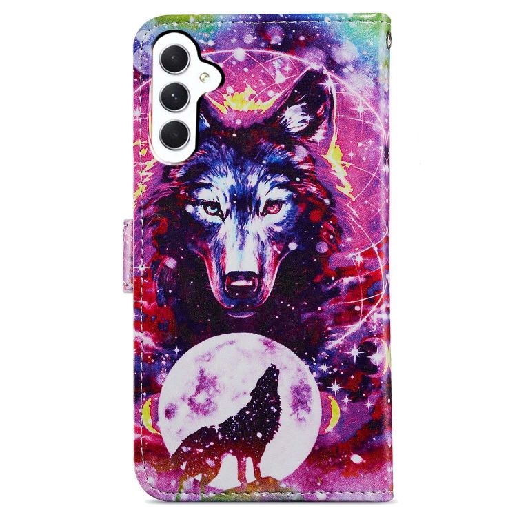 Knižkové puzdro Trendy Cross case Vlk a mesiac – Samsung Galaxy A55 5G | Kryty na mobil Kryty na mobil | Knižkové puzdro Trendy Cross case Vlk a mesiac – Samsung Galaxy A55 5G | Kryty na mobil