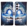 Kryty na mobil | Knižkové puzdro Trendy Cross case Motýľ a Paríž – Samsung Galaxy A55 5G | Kryty na mobil