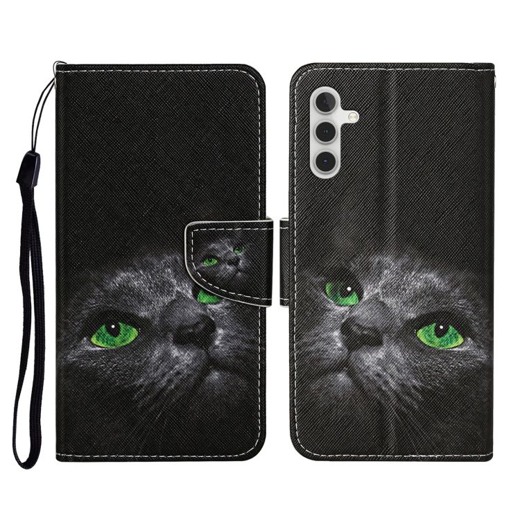 Knižkové puzdro Trendy Cross case Zelenooká mačka – Samsung Galaxy A55 5G | Kryty na mobil Kryty na mobil | Knižkové puzdro Trendy Cross case Zelenooká mačka – Samsung Galaxy A55 5G | Kryty na mobil