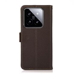 Kryty na mobil | Kožené puzdro Khazneh leather case hnedé – Xiaomi 14 Ultra | Kryty na mobil
