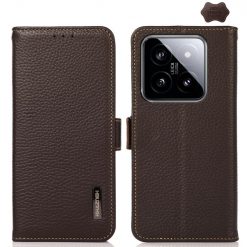 Kryty na mobil | Kožené puzdro Khazneh leather case hnedé – Xiaomi 14 Ultra | Kryty na mobil