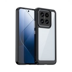 Kryty na mobil | Ochranný kryt Colorful Acrylic case čierny – Xiaomi 14 | Kryty na mobil