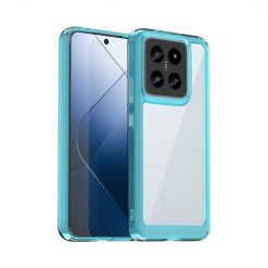 Kryty na mobil | Ochranný kryt Colorful Acrylic case transparentno-modrý – Xiaomi 14 | Kryty na mobil