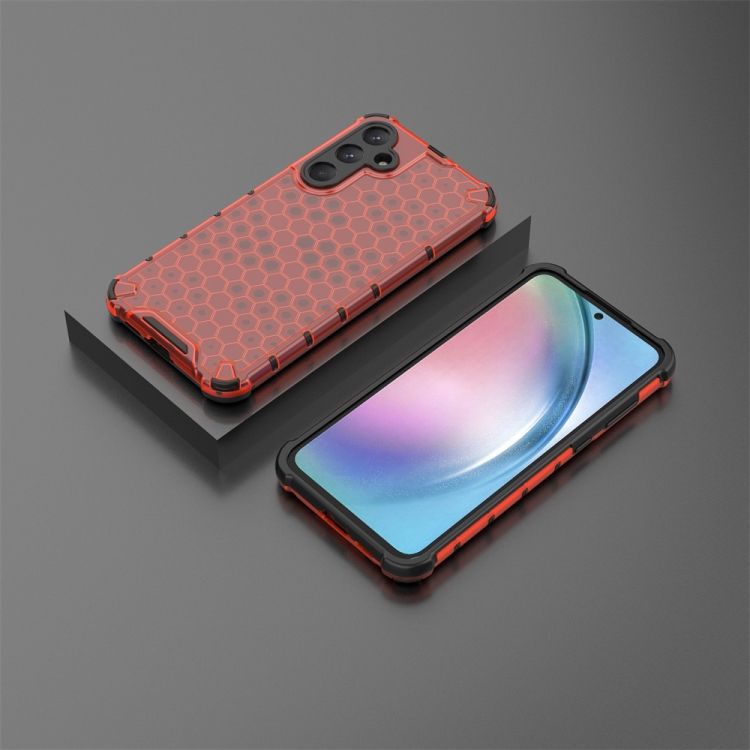 Odolný kryt Honeycomb Armor červený – Samsung Galaxy A55 5G | Kryty na mobil Kryty na mobil | Odolný kryt Honeycomb Armor červený – Samsung Galaxy A55 5G | Kryty na mobil