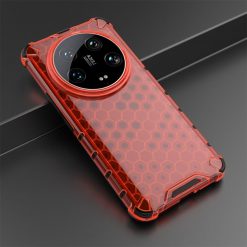 Odolný kryt Honeycomb Armor červený – Xiaomi 14 Ultra | Kryty na mobil Kryty na mobil | Odolný kryt Honeycomb Armor červený – Xiaomi 14 Ultra | Kryty na mobil