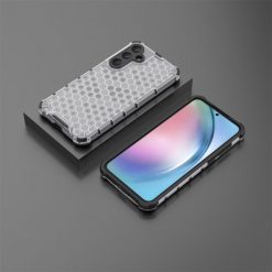 Kryty na mobil | Odolný kryt Honeycomb Armor transparentný – Samsung Galaxy A55 5G | Kryty na mobil