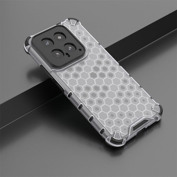 Odolný kryt Honeycomb Armor transparentný – Xiaomi 14 | Kryty na mobil Kryty na mobil | Odolný kryt Honeycomb Armor transparentný – Xiaomi 14 | Kryty na mobil