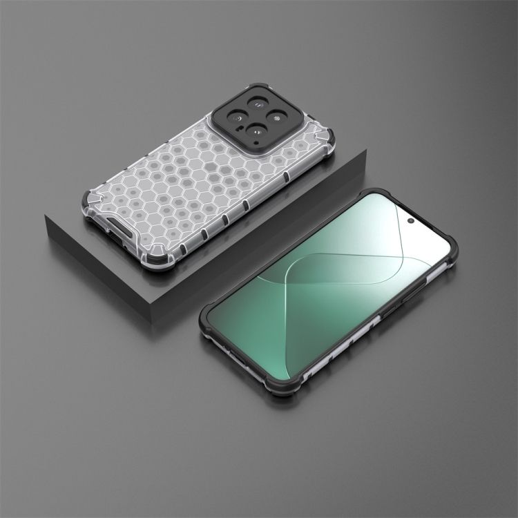 Odolný kryt Honeycomb Armor transparentný – Xiaomi 14 | Kryty na mobil Kryty na mobil | Odolný kryt Honeycomb Armor transparentný – Xiaomi 14 | Kryty na mobil