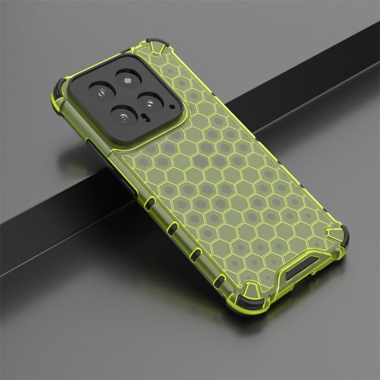 Odolný kryt Honeycomb Armor zelený – Xiaomi 14 | Kryty na mobil Kryty na mobil | Odolný kryt Honeycomb Armor zelený – Xiaomi 14 | Kryty na mobil