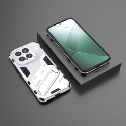 Kryty na mobil | Odolný Kryt Punk armor case biely – Xiaomi 14 | Kryty na mobil