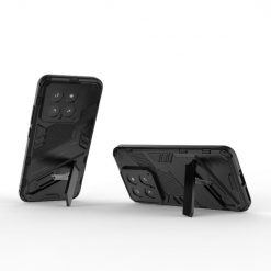 Kryty na mobil | Odolný Kryt Punk armor case čierny – Xiaomi 14 | Kryty na mobil