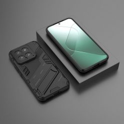 Kryty na mobil | Odolný Kryt Punk armor case čierny – Xiaomi 14 | Kryty na mobil