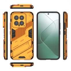 Kryty na mobil | Odolný Kryt Punk armor case oranžový – Xiaomi 14 | Kryty na mobil