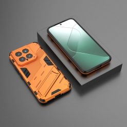 Kryty na mobil | Odolný Kryt Punk armor case oranžový – Xiaomi 14 | Kryty na mobil