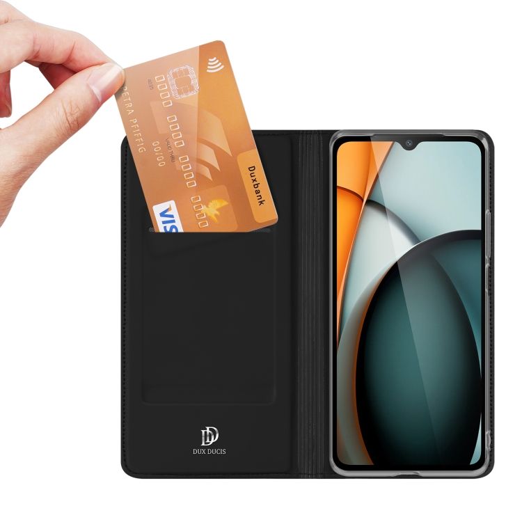 Peňaženkové puzdro Dux Ducis Skin Pro čierne – Xiaomi Redmi A3 | Kryty na mobil Kryty na mobil | Peňaženkové puzdro Dux Ducis Skin Pro čierne – Xiaomi Redmi A3 | Kryty na mobil