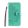 Kryty na mobil | Peňaženkové puzdro Embossing Pattern Flowery Mandala modré – Xiaomi Redmi A3 | Kryty na mobil