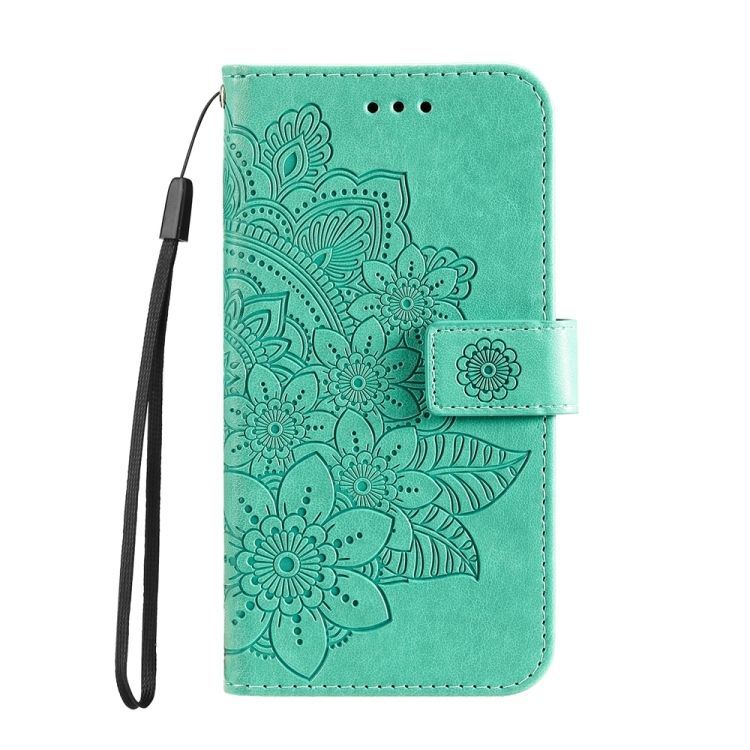 Peňaženkové puzdro Embossing Pattern Flowery Mandala zelené – Xiaomi Redmi A3 | Kryty na mobil Kryty na mobil | Peňaženkové puzdro Embossing Pattern Flowery Mandala zelené – Xiaomi Redmi A3 | Kryty na mobil