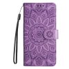 Kryty na mobil | Peňaženkové puzdro Embossing Pattern Slnečnica modré – Xiaomi 14 | Kryty na mobil