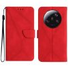 Kryty na mobil | Peňaženkové puzdro Embossing Pattern Stitchy case ružové – Xiaomi 14 Ultra | Kryty na mobil