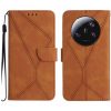 Kryty na mobil | Peňaženkové puzdro Embossing Pattern Stitchy case ružové – Xiaomi 14 Ultra | Kryty na mobil
