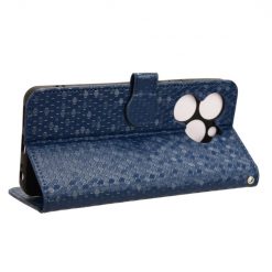 Kryty na mobil | Peňaženkové puzdro Honeycomb Dot Texture Case modré – Infinix Smart 8 | Kryty na mobil