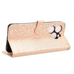 Peňaženkové puzdro Honeycomb Dot Texture Case zlaté – Infinix Smart 8 | Kryty na mobil Kryty na mobil | Peňaženkové puzdro Honeycomb Dot Texture Case zlaté – Infinix Smart 8 | Kryty na mobil